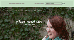 Desktop Screenshot of gillianmarchenko.com
